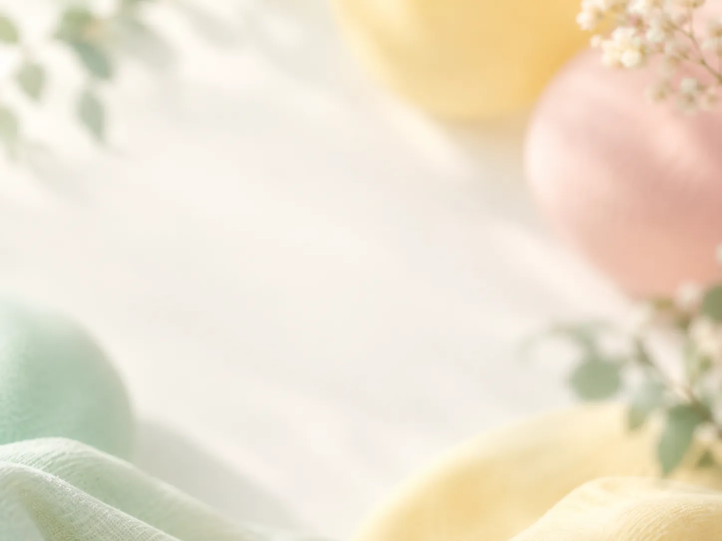 Pastel social media background with soft blurred shapes