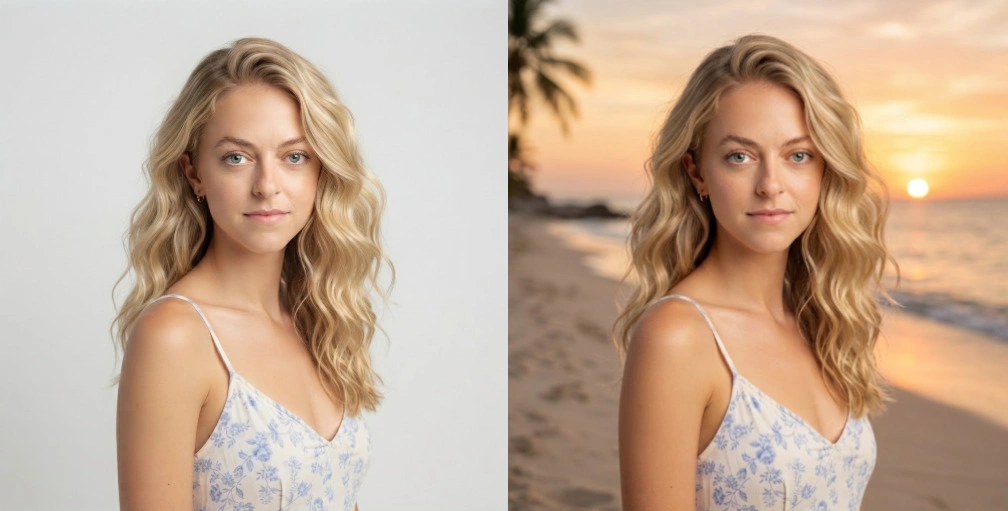 Grok Image natural language editing example